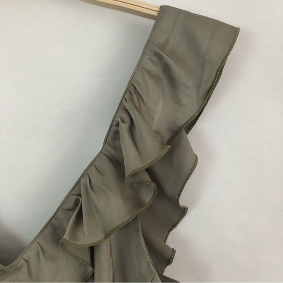 Show Me Your MuMu Olive Green Midi Dress - Picture 7 of 13